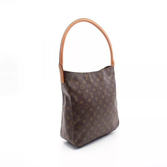 LOUIS VUITTON Looping GM Shoulder Bag M51145 Monogram canvas Brown Used Women LV - Picture 8 of 12